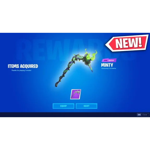 🎄 ⭐MERRY MINT PICKAXE 🎄⭐ / MINTY AXE / ПОДАРОК⚡