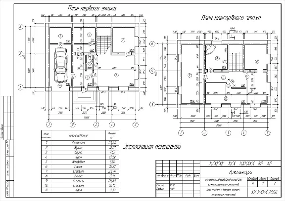 Курсовая по архитектуре №1. Малоэтажный усадебный дом