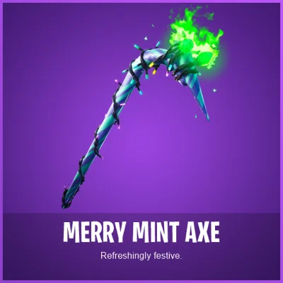 🔥MERRY MINT AXE🔥[MINT PICKAXE ]🎁MINTY FORTNITE🎁
