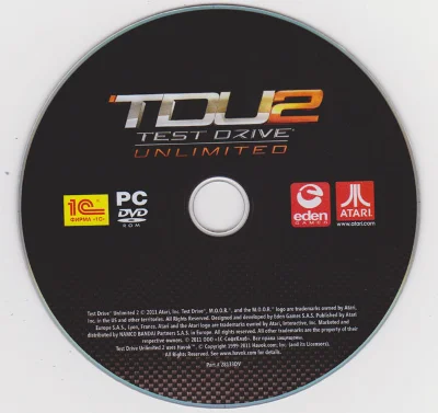 Test Drive Unlimited 2 (Region Free) Scan key from 1C