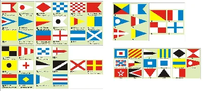 Signal flags, jack (vector)