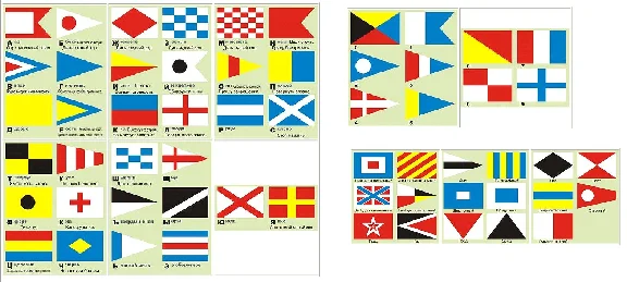 Signal flags, jack (vector)