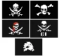 Pirate flag (Jolly Roger) vector
