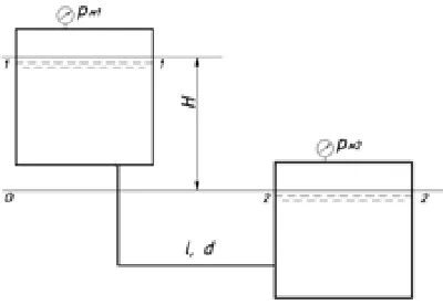 Fuel oil with a density of ρm and a viscosity of μm thr