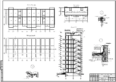 Курсовой АР №2. Девятиэтажный двухсекционный жилой дом