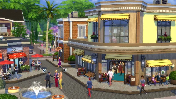 THE SIMS 4 GET TO WORK (Origin key) -- Region free