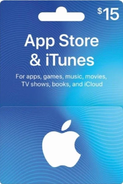 iTunes Gift Card $15 USA 🎵 🎮