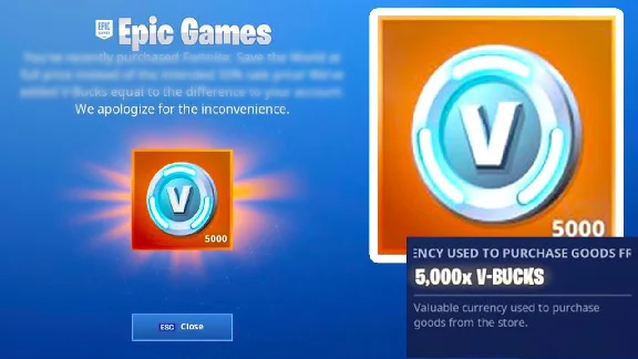 💥 FORTNITE 💥 5000 V-BUCKS 🎄 ALL PLATFORMS GLOBAL