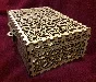 Patterned box DXF CDR vector model for laser cut cnc