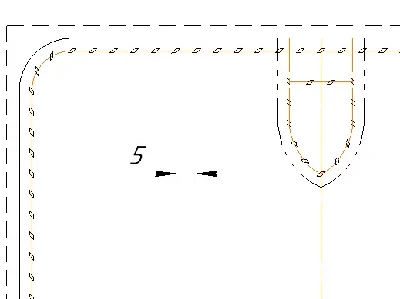 Pattern. Cover for auto documents. Rhombus 5mm.