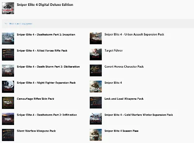 ✅ Sniper Elite 4 Digital Deluxe Edition XBOX ключ 🔑