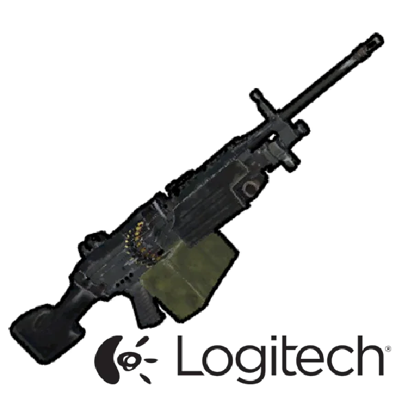 Macro on M249 + 8х for RUST