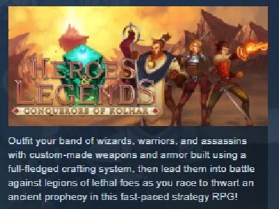 Heroes and & Legends: Conquerors of Kolhar 💎 STEAM KEY
