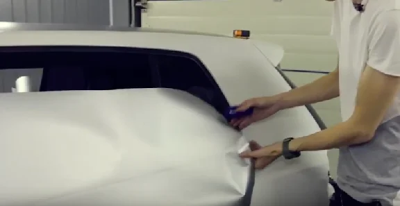 How to cut a film to the side