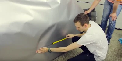 How to cut a film to the side