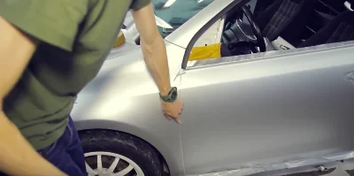 Pasting the front door with all the nuances