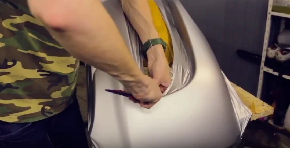 Pasting the front bumper with all the nuances