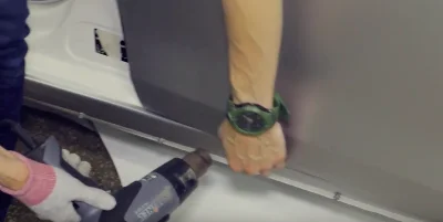 Pasting the back door with all the nuances