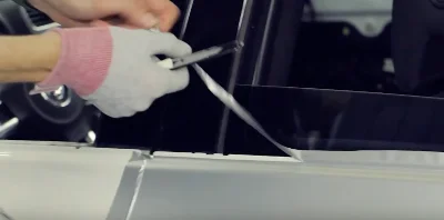 Pasting the back door with all the nuances