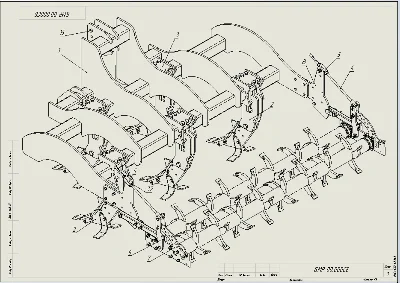 Drawings, sweep, subsoiler Gaspardo