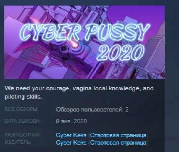 Cyber Pussy 2020 💎 STEAM KEY REGION FREE GLOBAL