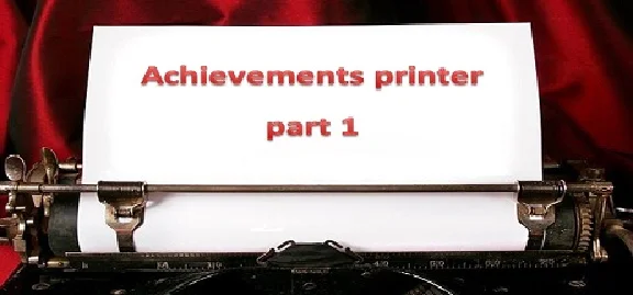 Achievements printer part 1 (Steam key/Region free)