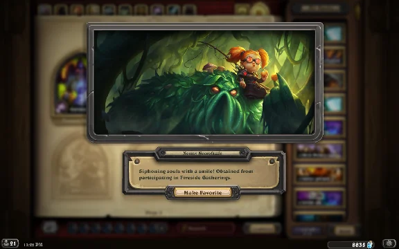 НЕМСИ НЕКРОПШИК - Hearthstone - Портрет Чернокнижника