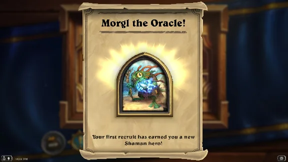 ORACLE MORGL - Hearthstone - Shaman Portrait
