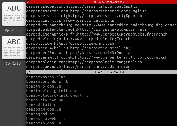 Websites using OpenCart (April 2025)