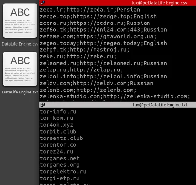Websites using DataLife Engine (November 2025)