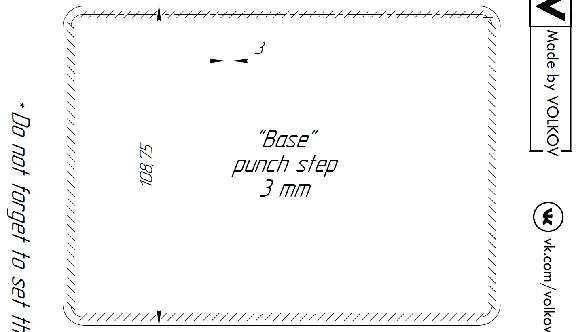 Vertical Cardholder Pattern