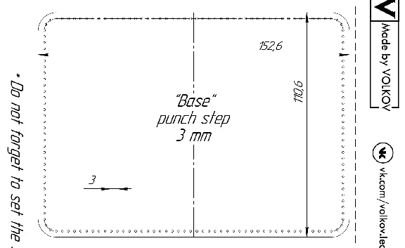 Vertical Cardholder Pattern