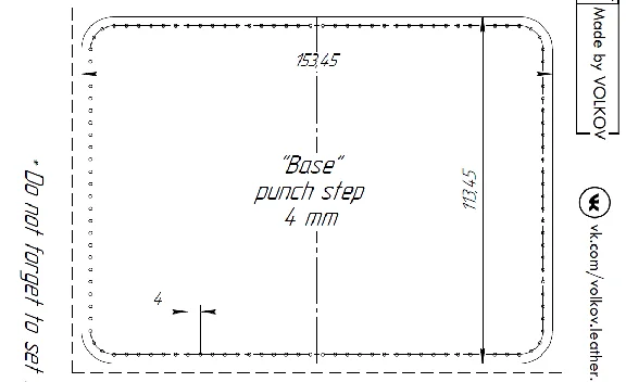 Vertical Cardholder Pattern