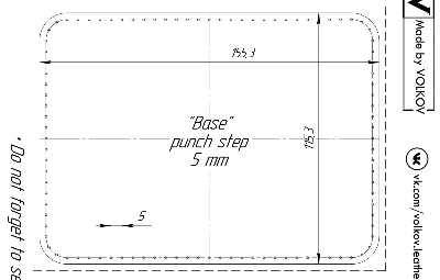 Vertical Cardholder Pattern