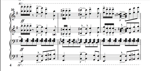 8s34 Jazz Club No. 1, PAVEL ZAKHAROV / 1 piano 4 hands
