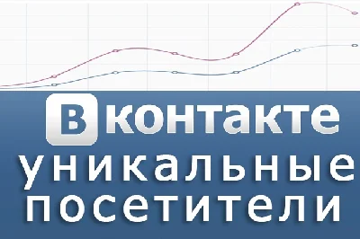 Unique visitors to the VKontakte group. Service month