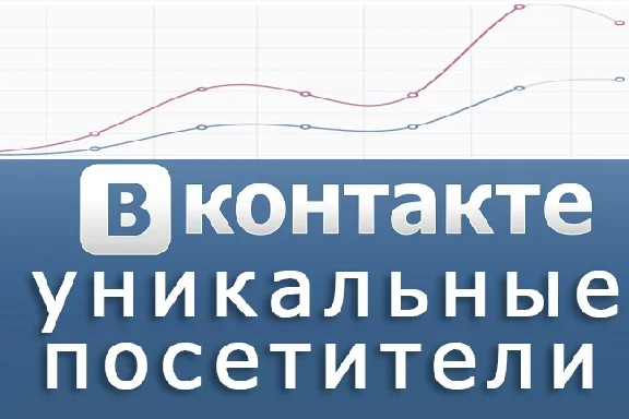 Unique visitors to the VKontakte group. Service month