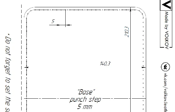 Document cover. Pattern.
