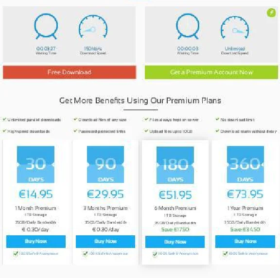 Emload.com 90 days (Wdupload.com) Premium INACTIVATED
