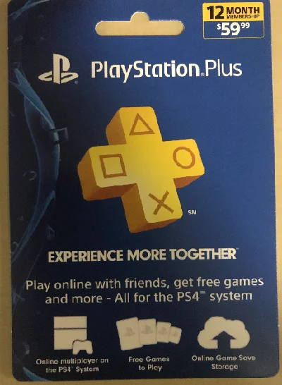 PlayStation Plus for 12 months | PS Plus 1 year (USA)