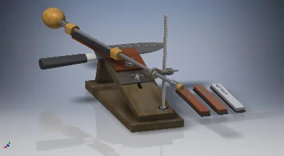 Чертежи и 3D модель АПЕКС для заточки НОЖЕЙ и НОЖНИЦ