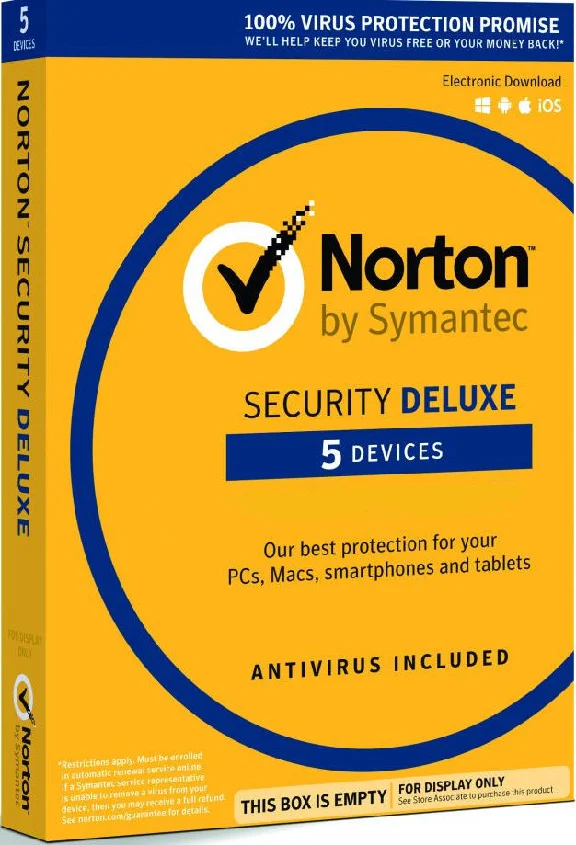Norton Security Deluxe (90 days) 5 devices  Global
