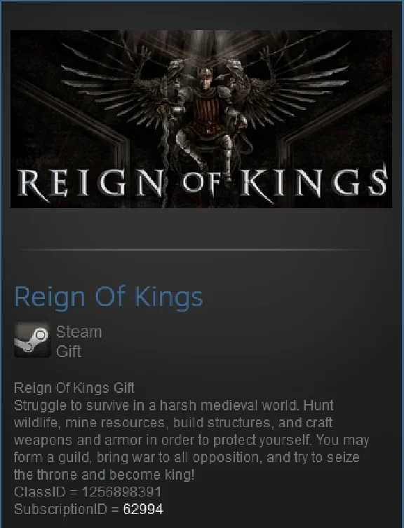 Reign Of Kings (Steam gift GLOBAL)