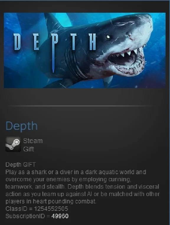 Depth (Steam gift GLOBAL)