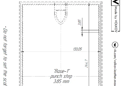 Кошелек для водителя. Выкройка.