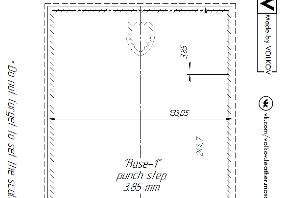 Driver´s wallet. Pattern