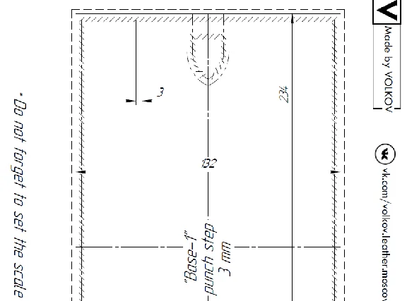 Driver´s wallet. Pattern