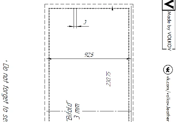 Bifold. Pattern