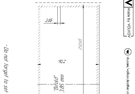 Bifold. Pattern
