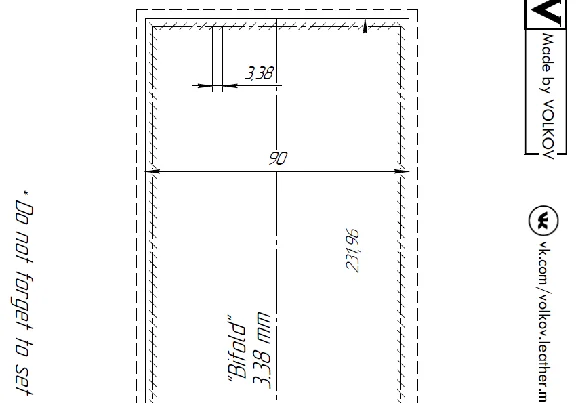 Bifold. Pattern